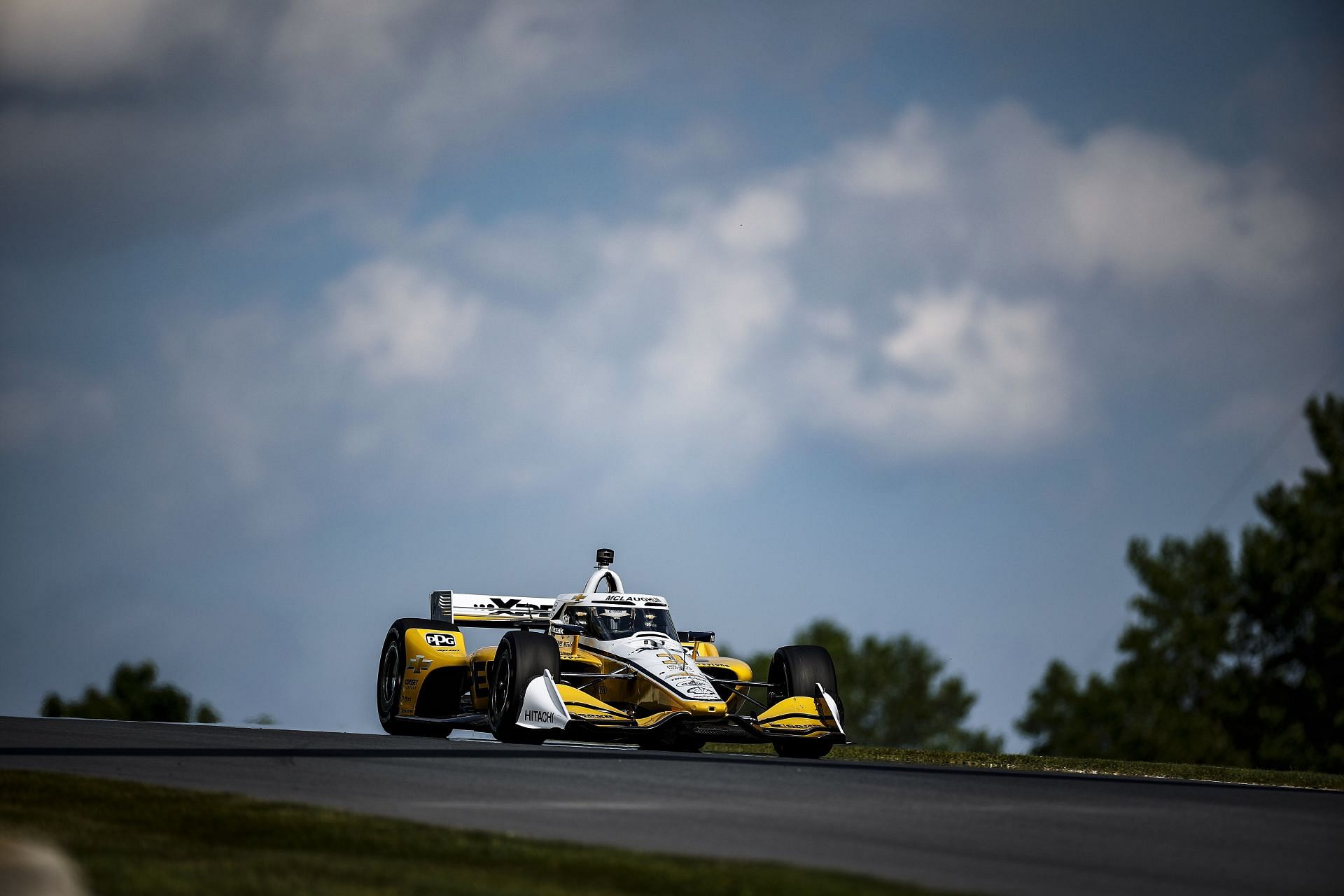 Scott McLaughlin driving his No. 3 Chevy at Road America - Source: Getty